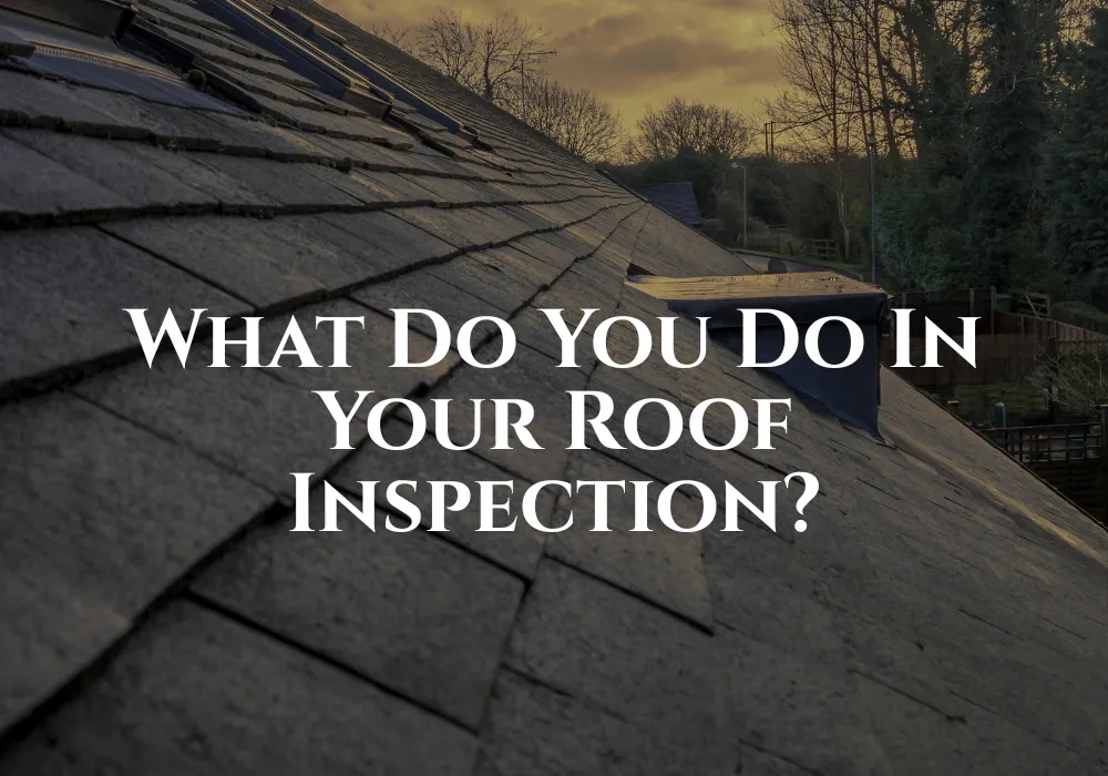 what do you do in your roof inspection